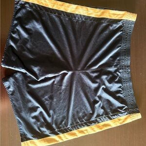 Black and Gold Men's Shorts
